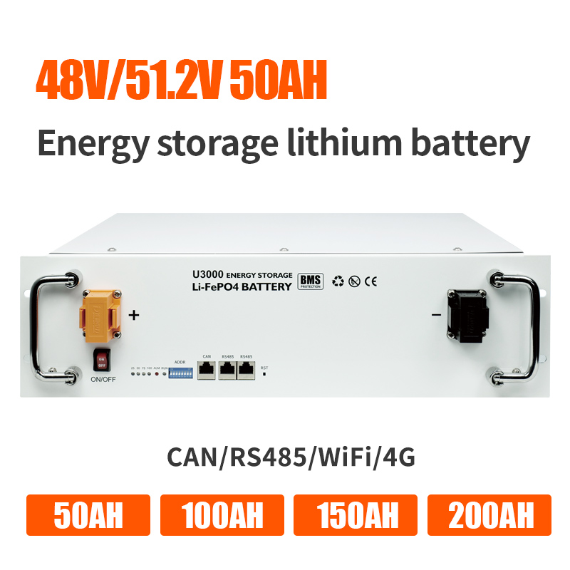 2.4kwh Accumulatore di Energia Litio Ferro Fosfato 50Ah 48V