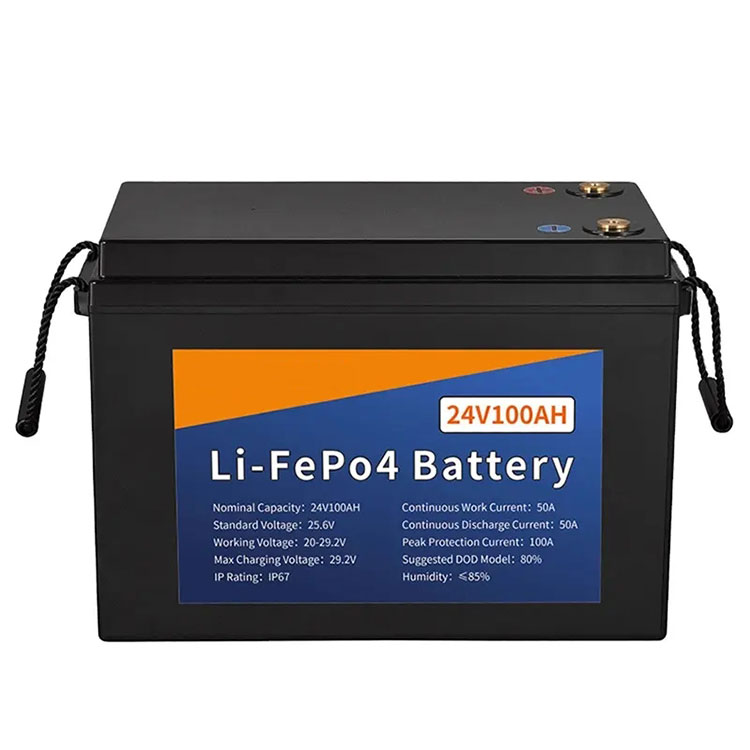 Batteria al litio da 25,6 V 100 Ah