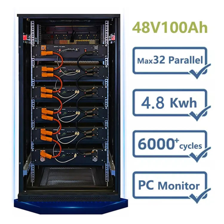 Batteria al litio per accumulo di energia modello rack 48V 100AH